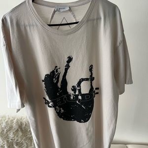 Rhude Skeleton Hand Print TShirt Sz L